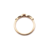 Leafy Gold Diamond Ring