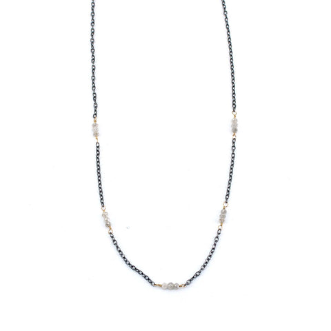 Diamond Bead Necklace
