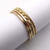 Gold Stacking Round Wire Ring