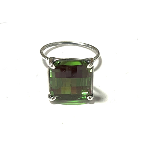 Green checker ring