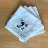Folk Art Embroidered Placemats & Napkins