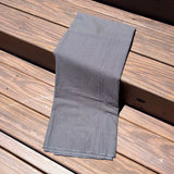 Cotton Fabric Yardage: Gray with Gold Stripe Weave