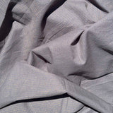 Cotton Fabric Yardage: Gray with Gold Stripe Weave