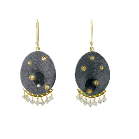 RESERVED Hollow form earrings