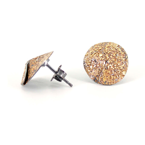 Crossover Cone Stud earrings