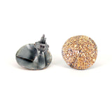 Crossover Cone Stud earrings