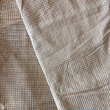Cotton Handloom Fabric: Light Brown Ombre Checks