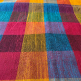 Cotton Handloom Fabric: Medium Colorful Madras Checks