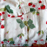 Vintage Cotton Fabric: Strawberries