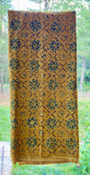 Cotton Ajrak Fabric Yellow Yardage