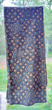 Cotton Ajrak Fabric Persian Stars Circle Tiles Yardage