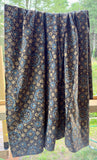 Cotton Ajrak Fabric Persian Stars Circle Tiles Yardage