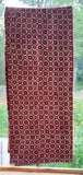 Organic Cotton Red with Medium Butti Yardage Fabric