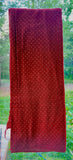 Organic Cotton Red with White Polka Dots Yardage Fabric