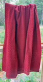 Organic Cotton Red with White Polka Dots Yardage Fabric