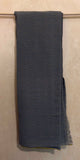 Organic Cotton Gray with Yellow Stripe Yardage Fabric