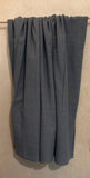 Organic Cotton Gray with Yellow Stripe Yardage Fabric