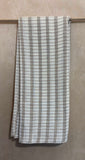 Organic Cotton Light Brown Thick Check Yardage Fabric