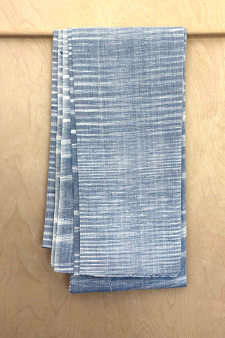 Light Blue Zig Zag Khadi