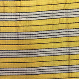 Striped Yellow Silk