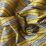 Striped Yellow Silk
