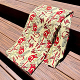 Cotton Block Print Fabric Yardage: Monkey Print