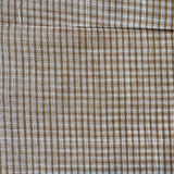 Cotton Handloom Fabric: Light Brown Ombre Checks